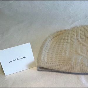VIntage NEW Ralph Lauren Lambswool Angora Hat Never Worn Mint 1987